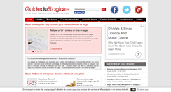 Desktop Screenshot of guidedustagiaire.fr