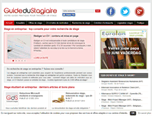 Tablet Screenshot of guidedustagiaire.fr